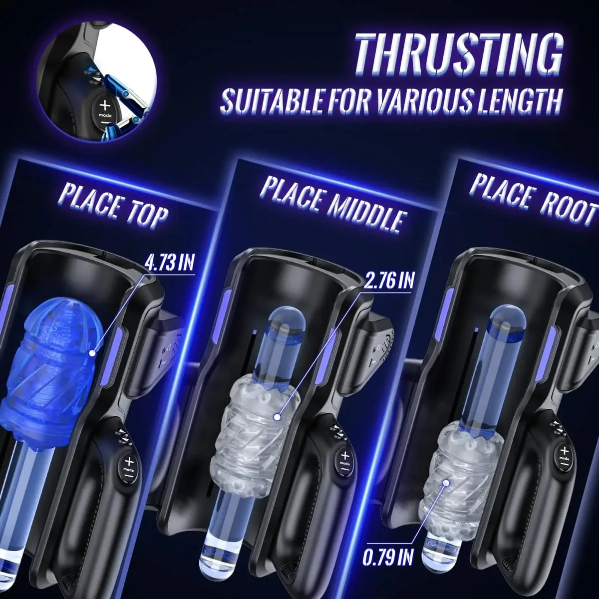 Male Masturbator Automatic Electric Men Sex Toys Adult Toys with Phone Holder Pocket Pussy Hand Free Penis Training Stroker — image 5