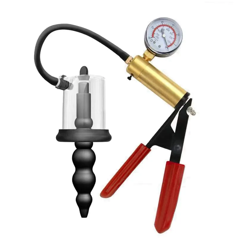 Anal Plug Vacuum Pump Prostate Stimulator Sex Toys for Men Women Adult Powerful Suction Manual Anus Dilator Butt Plug Set — image 9