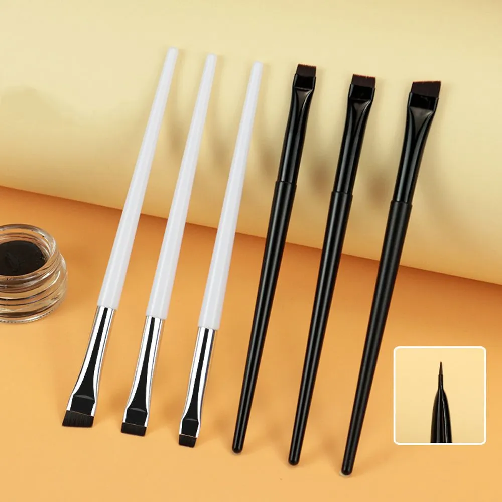 Up Tool Oblique Cosmetics Brush Beauty Blade Makeup Borstar Liner Brow Brush Vinklad Fin Eyeliner Borstar Platt ögonbrynsborste — image 3