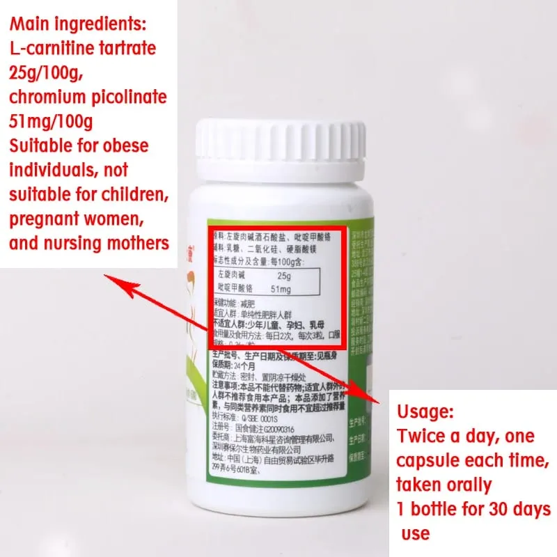 Meilleur brûleur de graisse pilules de perte de poids rapide puissant brûler les graisses détoxifier propre côlon minceur capsule beauté santé 100% effet mince