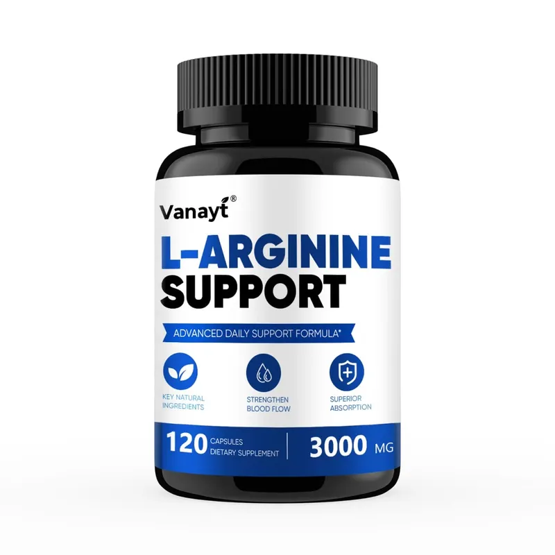 L-Arginine 3000mg Pills Muscle Mass Supplement for Men Women Boost Workout Endurance Energy Heart Vascular Health Support