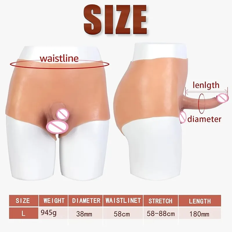 Wearable Dildo Panty Harness Strap On Dildo Adult Women Sex Toy High Elastic Silicone Large Dick Clitoris Stimulator Lesbian Toy — image 8