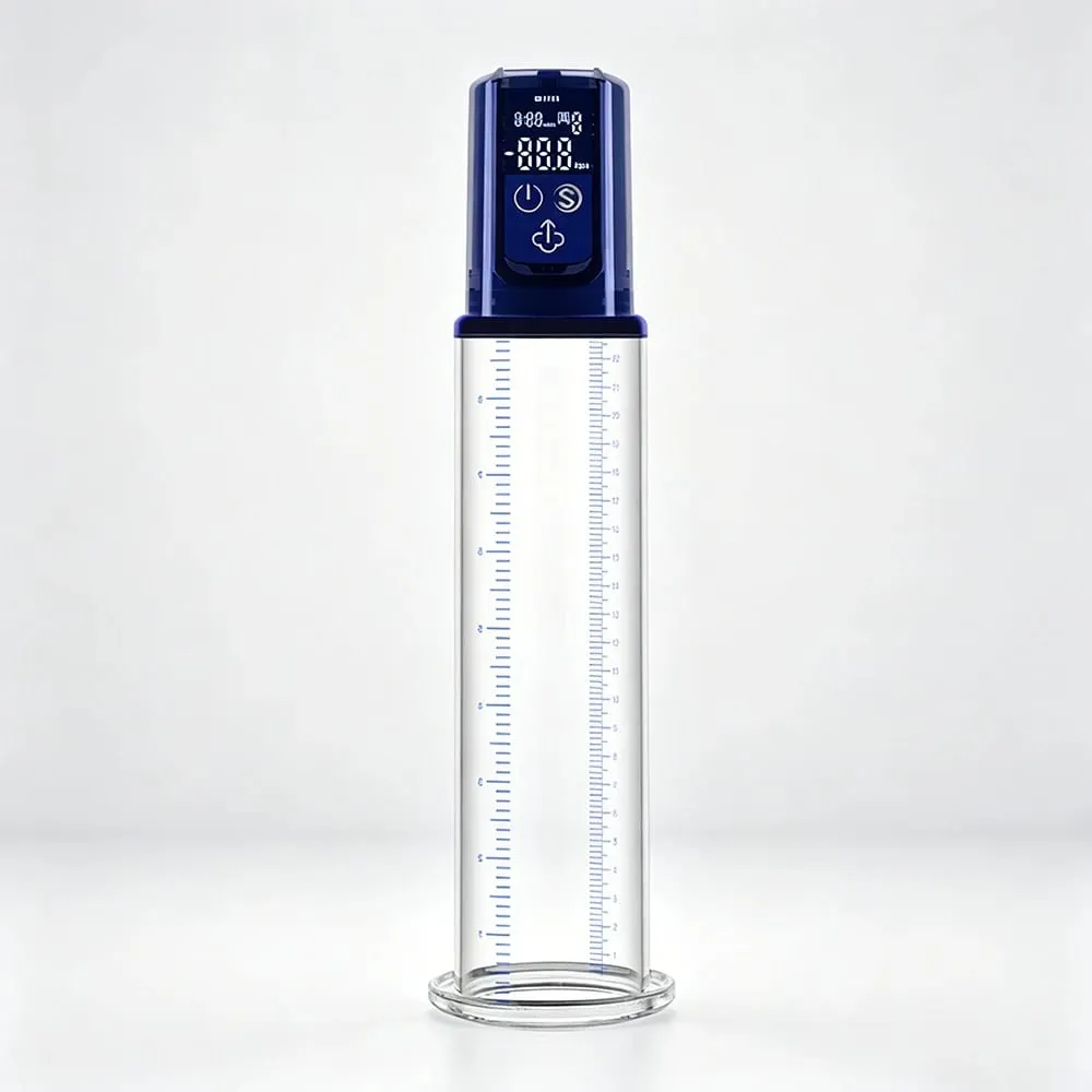 Smart Electric Acrylic Penis Pump Vacuum Enlargement Training Sucker Dildos Masturbate Cup Sex Machine Silicone Sleeves Extender