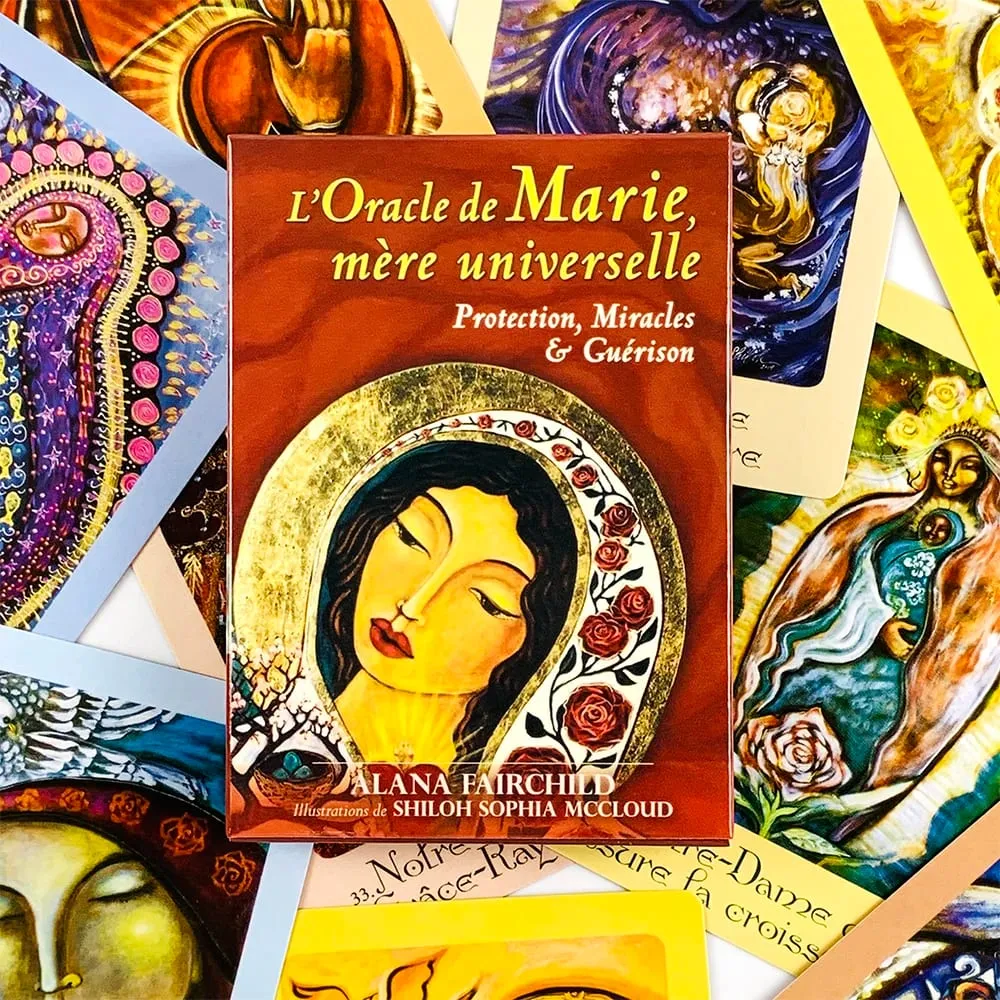 L'Oracle De Marie 44 Card French Edition Divination Oracle Deck Divine Mother Energy Perfect for Healing & Spiritual Guidance — image 3