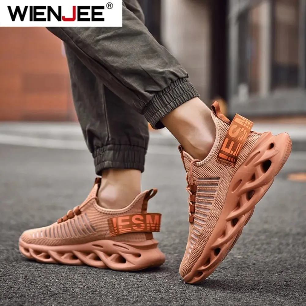 Mens Athletic Sneakers Lightweight Breathable Gym Shoes Non Slip Walking Shoes Comfortable Sports Shoes For Men Training