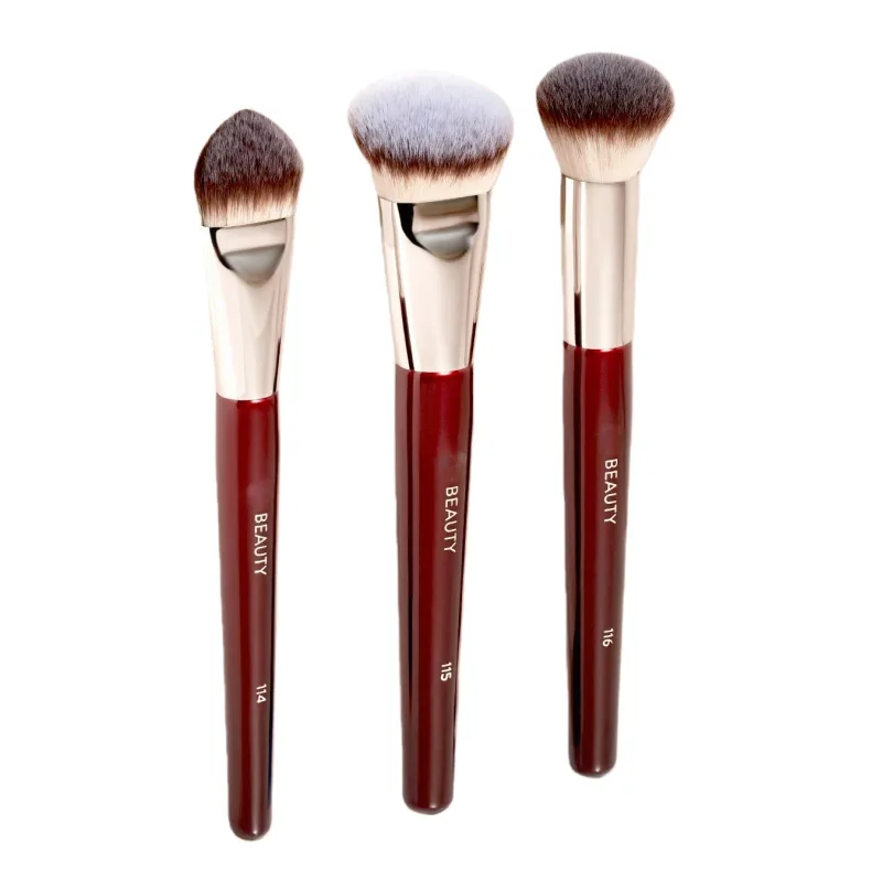 Core Complexion Trio Brush Set 3PC Face Brushes 116 Small Round Complexion 115 Contoured Foundation 114 Dual-Sided Concealer — image 7