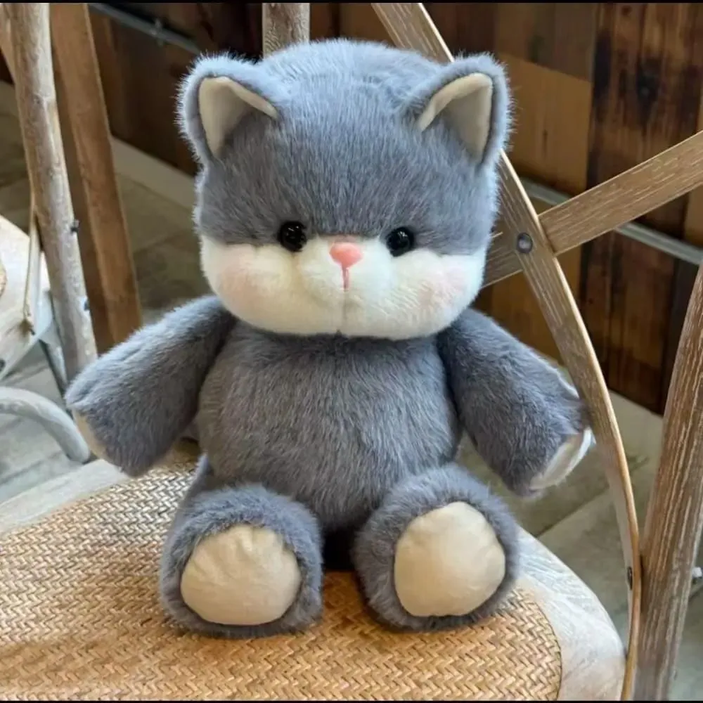 New Design Soft Cat Stuffed Animal Plush Pillow Emotional Support Cute Plush Toy 17.7inch Cat Pattern Stuffed Animals Plush