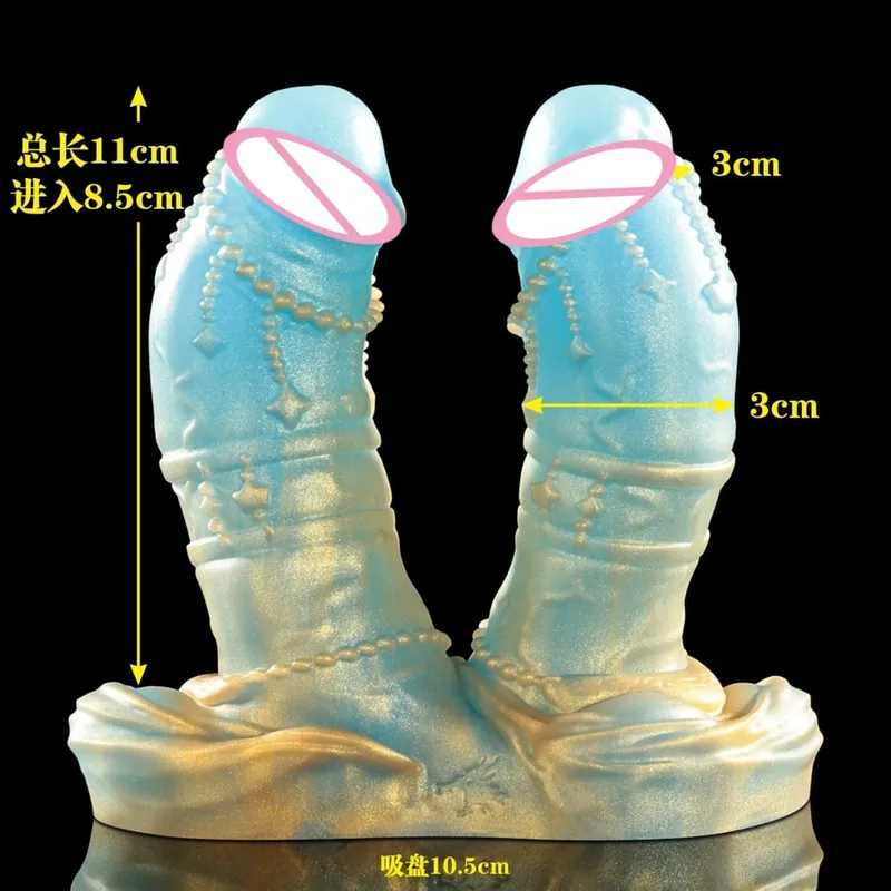 12 Zodiac Signs Series Alien-shaped Penis Realistic Dildo Vaginal Anal G-spot Stimulator with Suction Cup Orgasm Adult Sex Toys — image 9