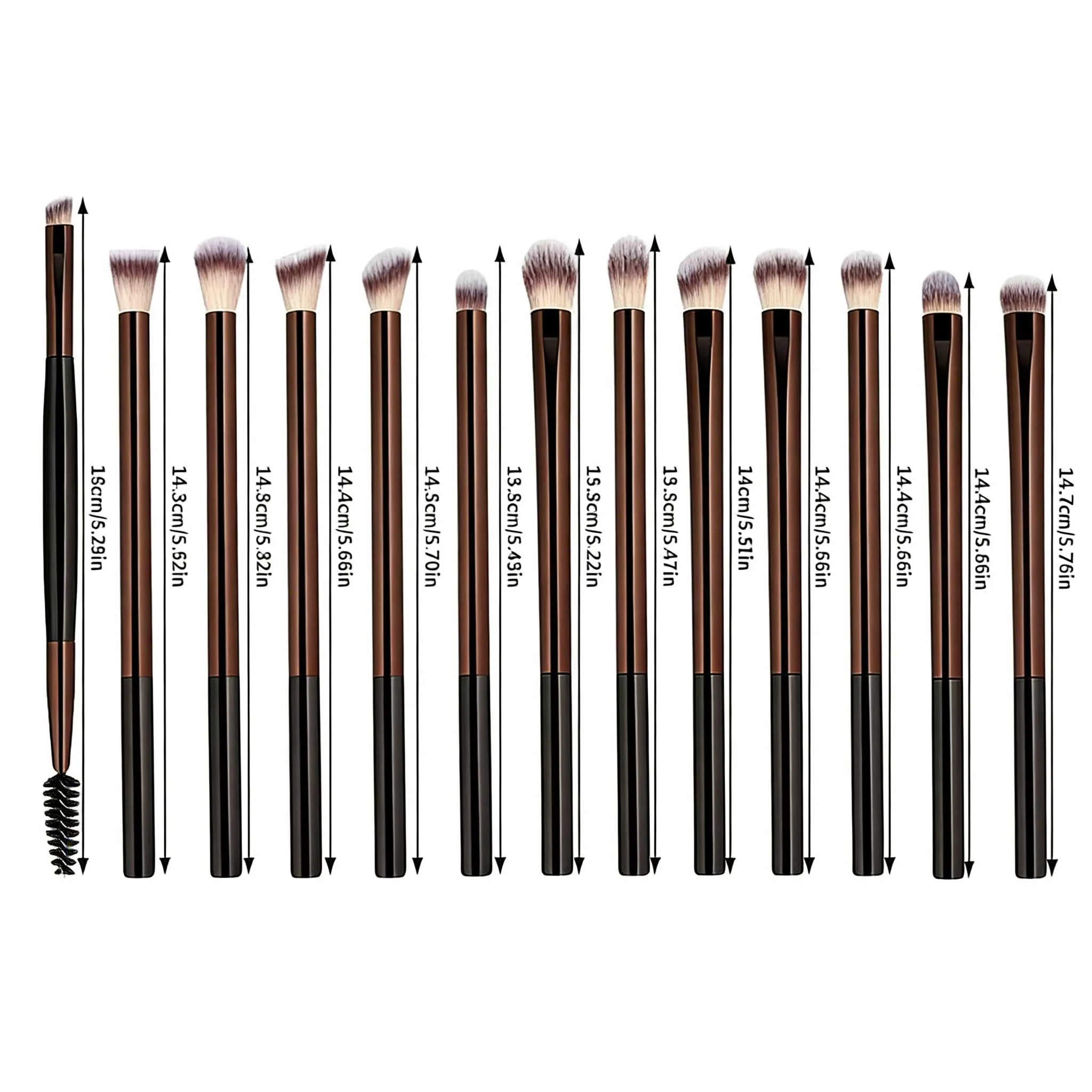 Multi‑functional Eye Makeup Brush Set Professional Eyeshadow Blending Concealer Eyebrow Eyeliner Brushes Cosmetic Beauty Make Up