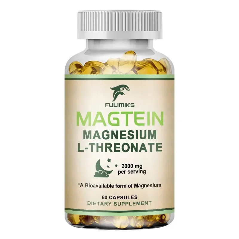 Magtein Magnesium L-Threonate Supplement Clinically Studied to Boost Brain Magnesium Improve Memory Focus & Restful Sleep