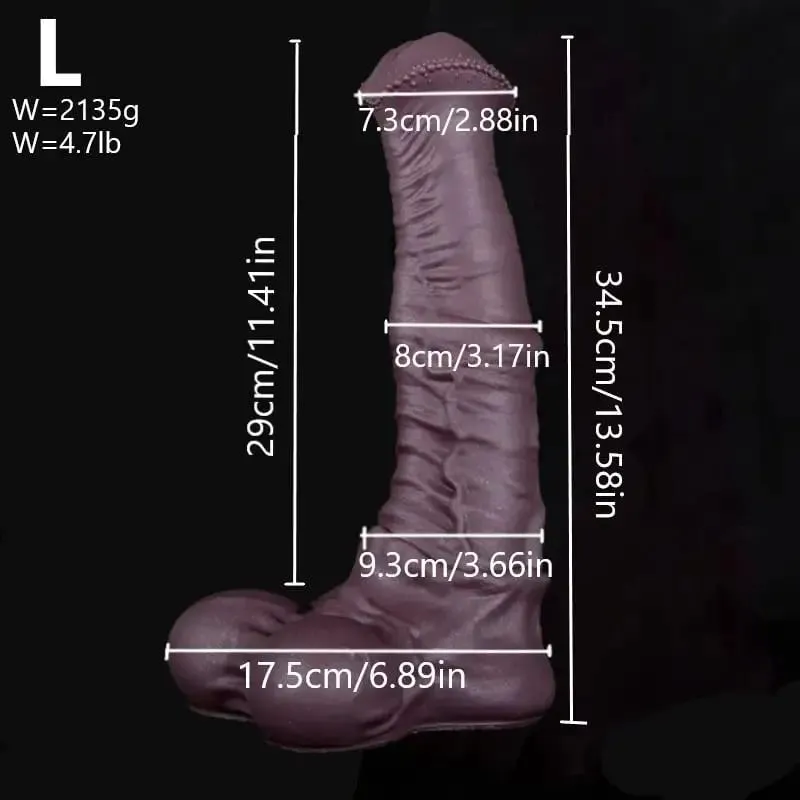 Extra Large Horse Dildo 3.2'' Diameter Monster Big Dildos With Suction Cup For Anal Animal Fantasy Sex Toys For Women Men Gay 18