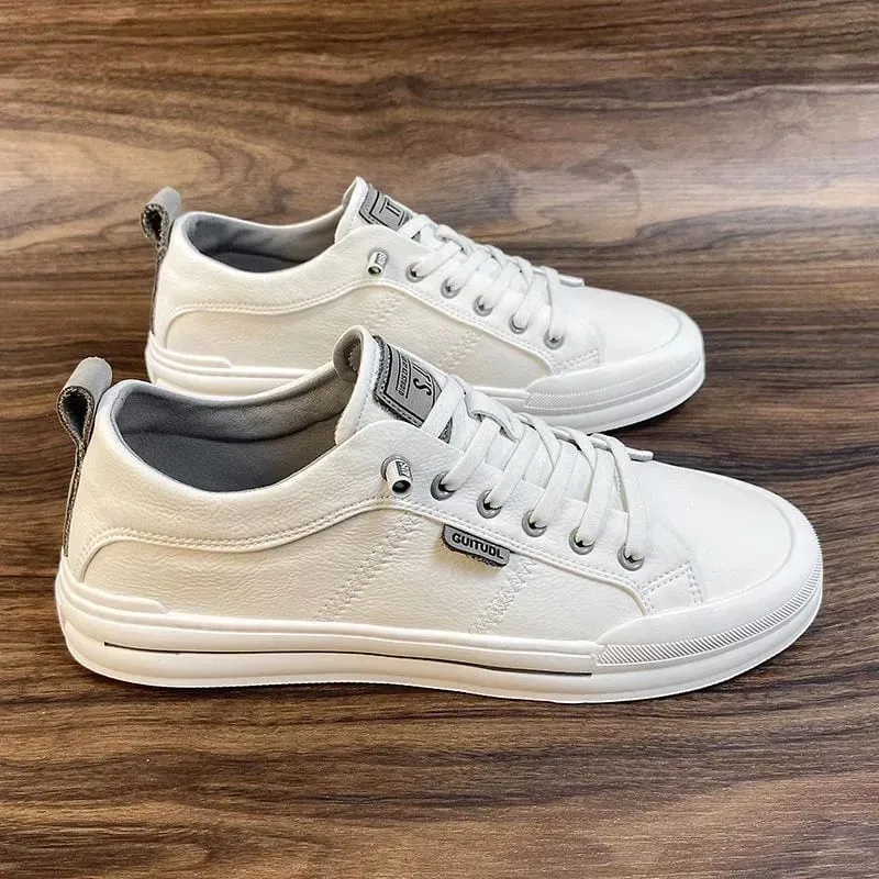 Simple and Versatile White Sneakers Breathable Board Shoes Men's Casual Shoes Delicate and Breathable Without Causing Foot Discomfort — image 7