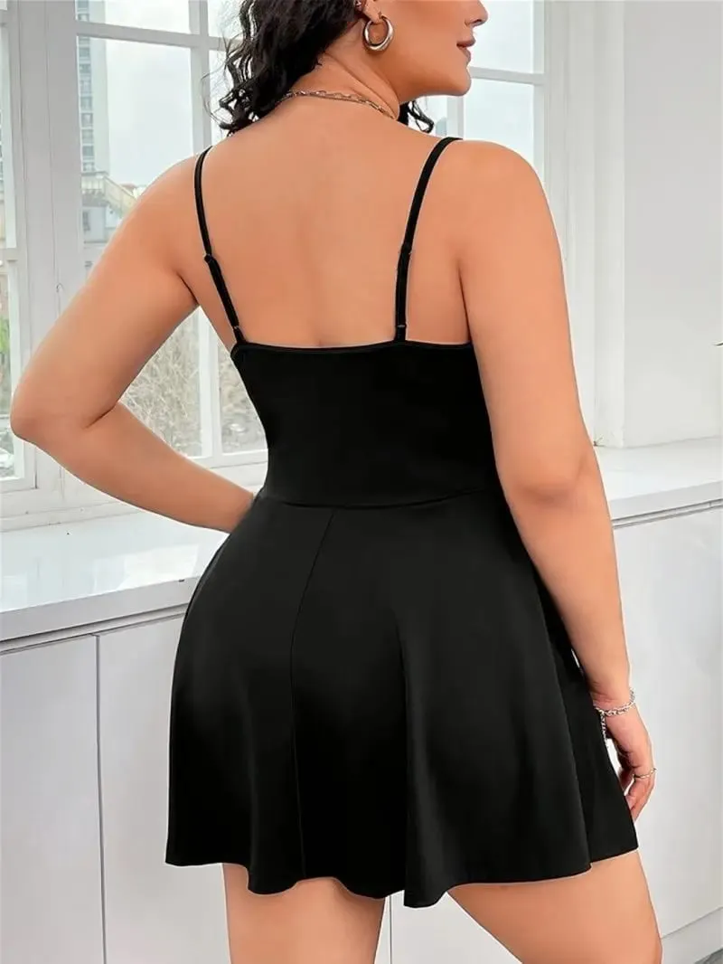 Slim Fit A-Line Fashionable Camisole Casual Versatile Short Skirt Simple Elegant Women's Clothing — image 5