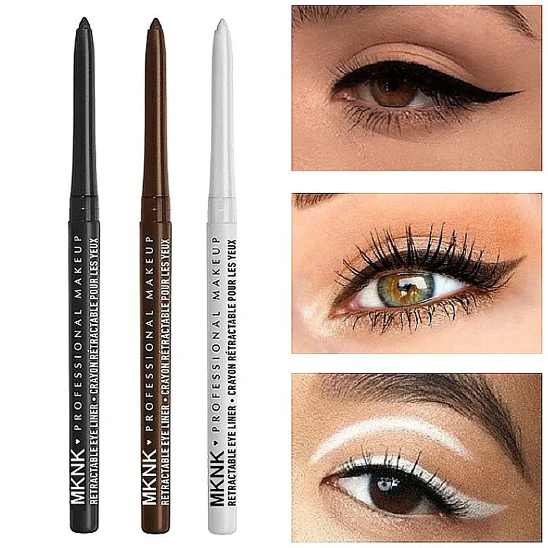 8 Colors Waterproof Black Eyeliner Gel Pencil Smudge-Proof Long-Lasting Beginner-Friendly Eye Makeup High Pigment Eye Liner Pen — image 3