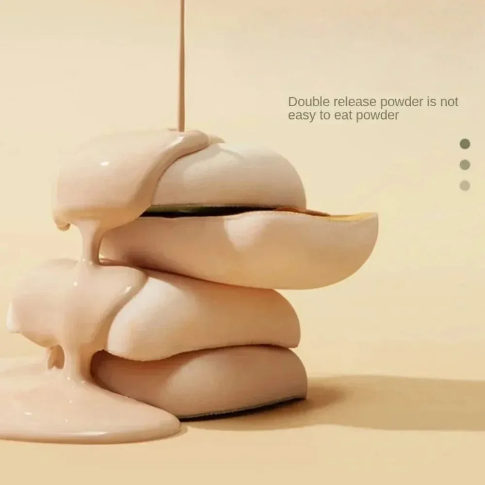 10Pcs Large Size Soft Cosmetics Puff Super Thick Wet Dry Use Concealer Foundation Sponge Cushions Face Beauty Makeup Puffs Tools