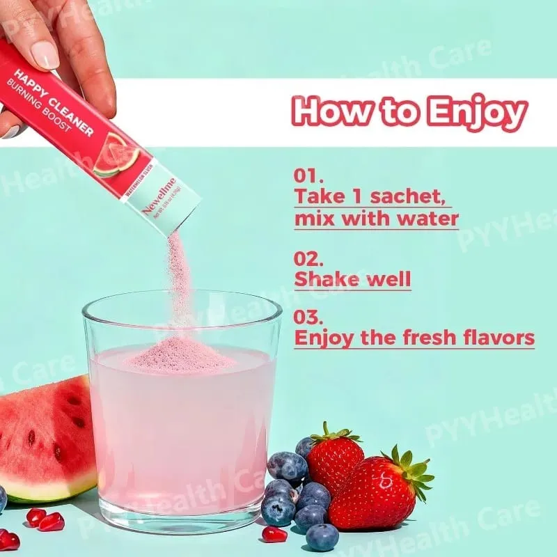 Probiotic and Prebiotic Fiber Powder Digestive Enzyme Blend Fruit and Vegetable Drink Mix for Daily Gut Health — image 6