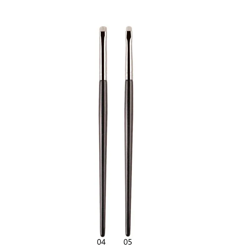 1ks White Pony Hair štětce na make-up na oční stíny Small Smudge Precision Crease Detail Bevel Eye Shadow Make up brush Liner Lip