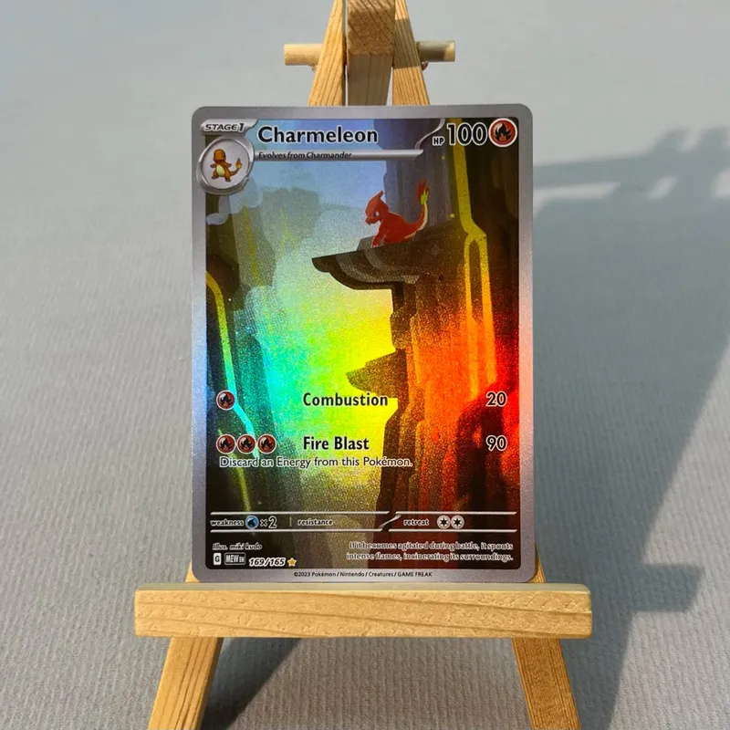 MEW PTCG13-003 Tcg proxy PKM Cards Charizard ex Bulbasaur Charmeleon Rare Collection Battle Toys Gifts for Hobbies home play — image 12