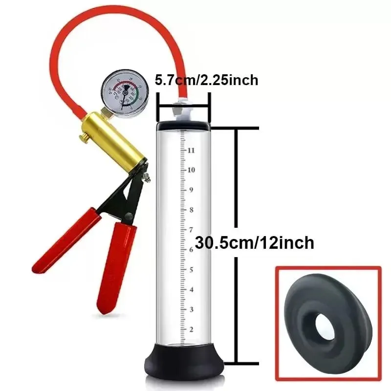 Electric Penis Vacuum Pump with Digital Display Male Enlargement Extender Trainer Rechargeable Adult Masturbation Sex Toy — image 30