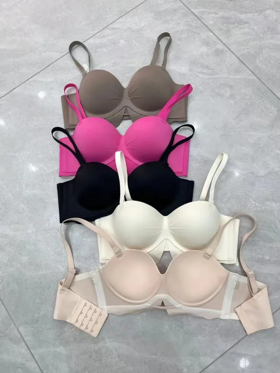 Sexy Seamless Push up Bra No Underwire Small Breast Gathering Anti-sagging Comfortable Lingerie for Women — image 4