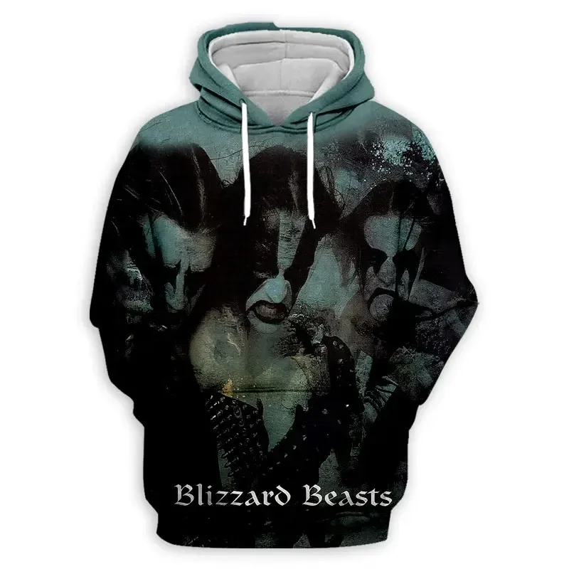 Black Metal Rock Immortal 3D Print Hoodies Men Women Fashion Casual Sweatshirts Oversized Hoodie Pullovers Tracksuit Clothing — image 6