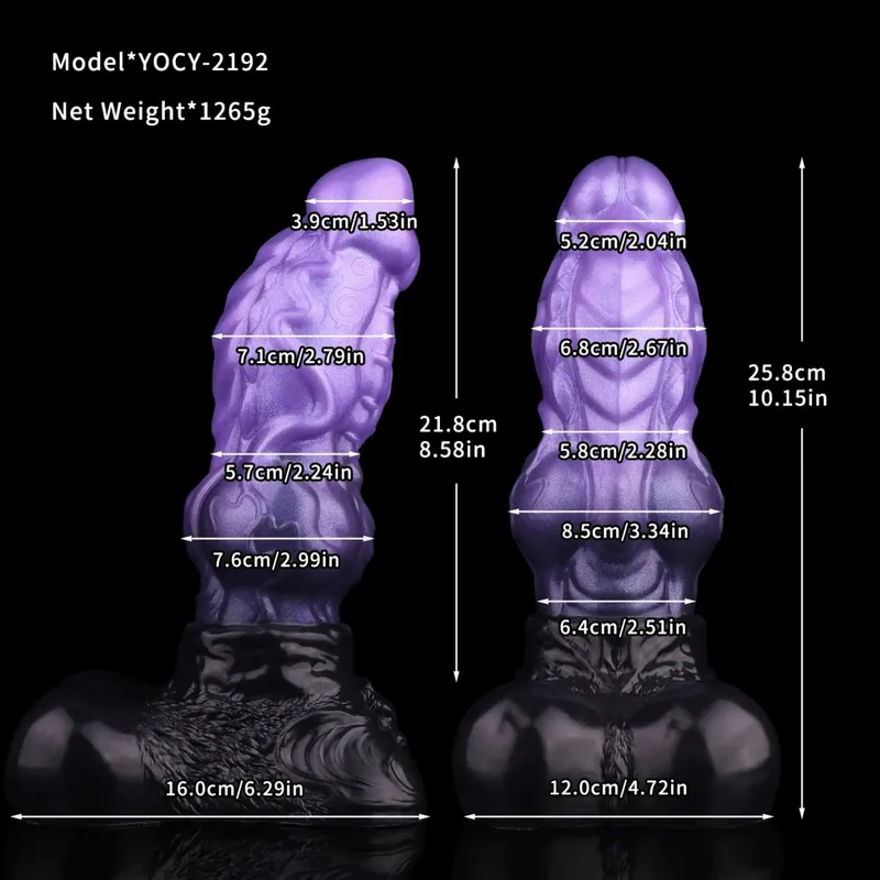 Silicone Horse Dildo Long Penis Anal Plug Huge Knot G-spot Vaginal Stimulator with Suction Cup Adult Sex toy for Women Men — image 26