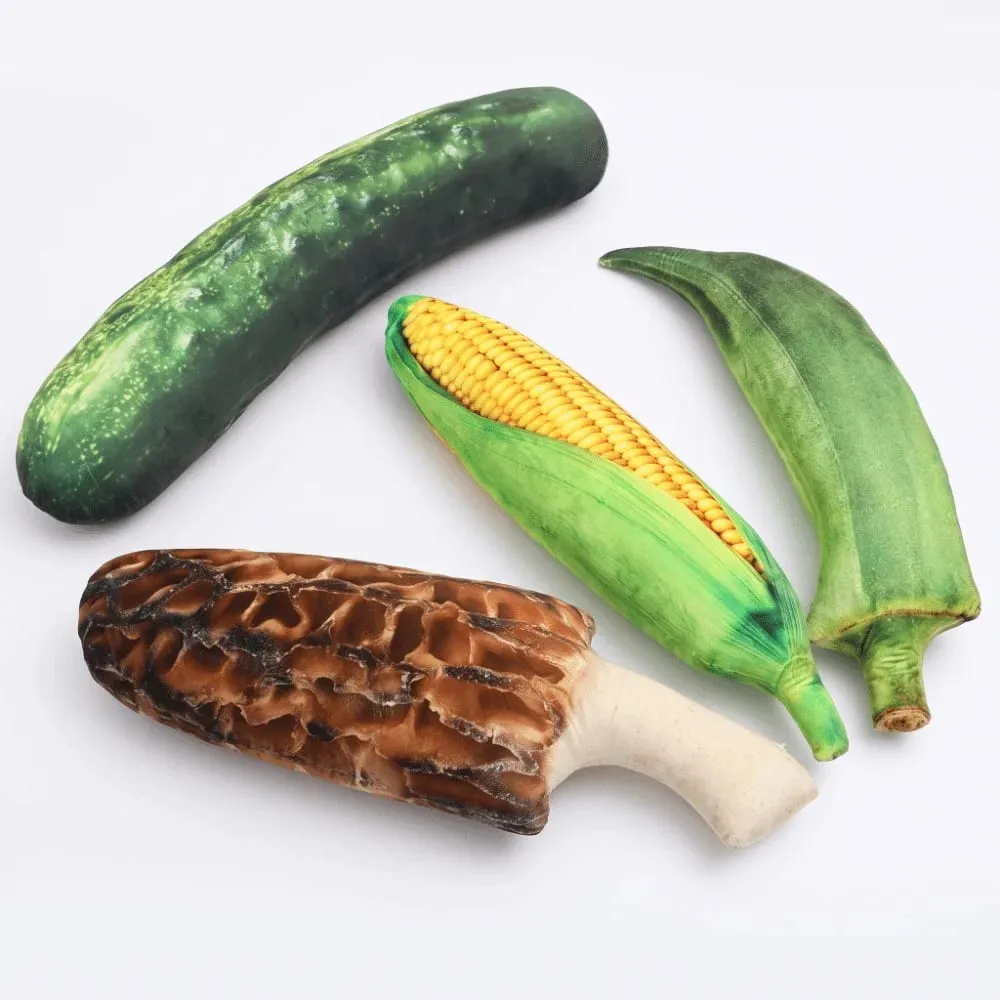 Kawaii Soft Vegetable Pillow Realistic Details Simulation Vegetable Stuffed Creative Accent Cozy Veggie Cozy Home