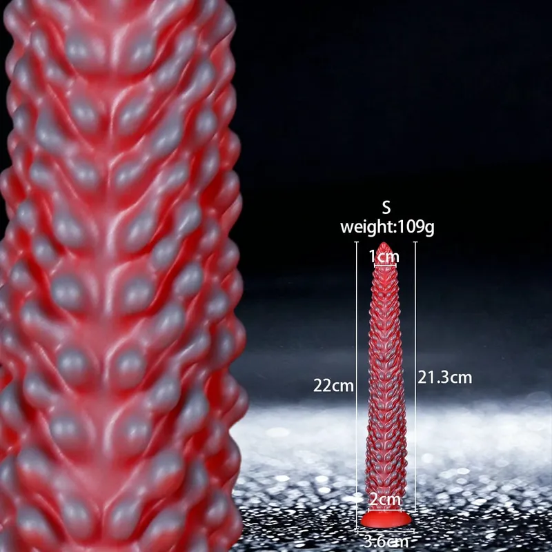Huge Long Buttplug Monster Tentacle Silicone Anal Plug Dildo with Strong Suction Cup Clitoris Vagina Stimulation Adult Sex Toys — image 12