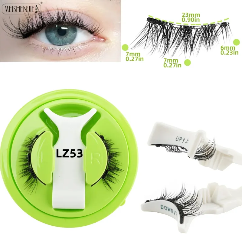 1/3 Pairs Magnetic Eye Lashes Handmade Eyelashes Soft Reusable Magnetic Lashes Natural Look 3D False Lashes Makeup Tweezers Set — image 19