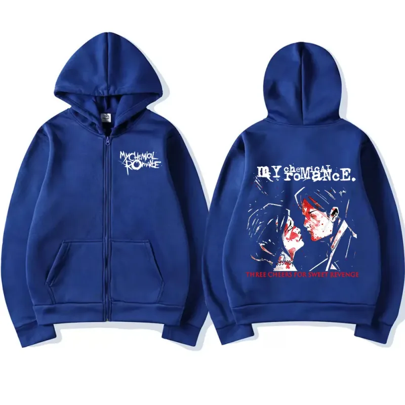 Rock Band My Chemical Romance Mcr Dead Zipper Hoodie Black Parade Punk Emo Zip Up Sweatshirt Men Fashion Vintage Hip Hop Hoodies — image 7