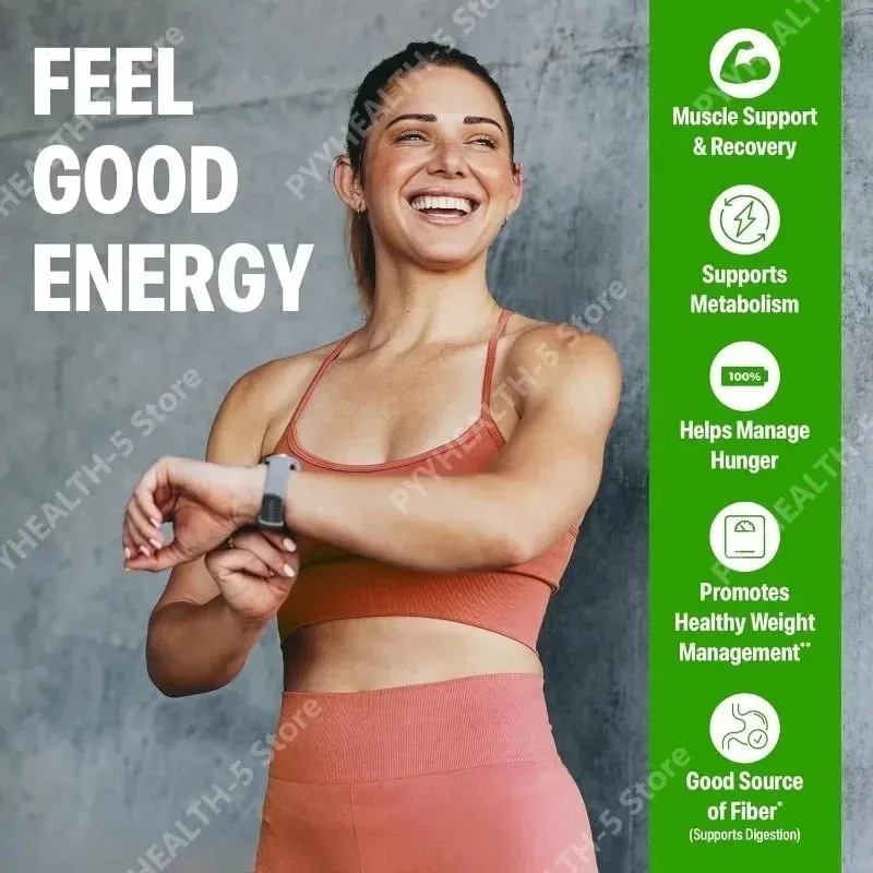Vegan Protein Powder 21g Plant Based Protein 8g Prebiotic Fiber No Lactose Support Daily Nutritional Health 2.02 Lb — image 5