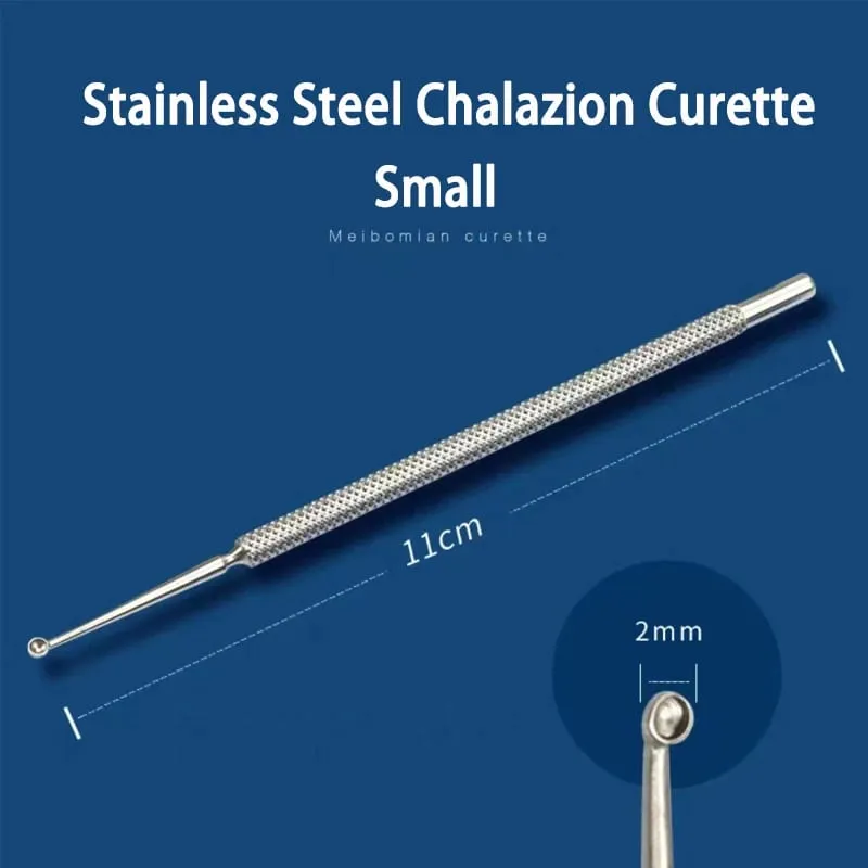 Uso non medico Chalazion Curette Manico più spesso Bordo affilato Taglio delicato Strumenti di riparazione domestica Ciao Occhio — image 4