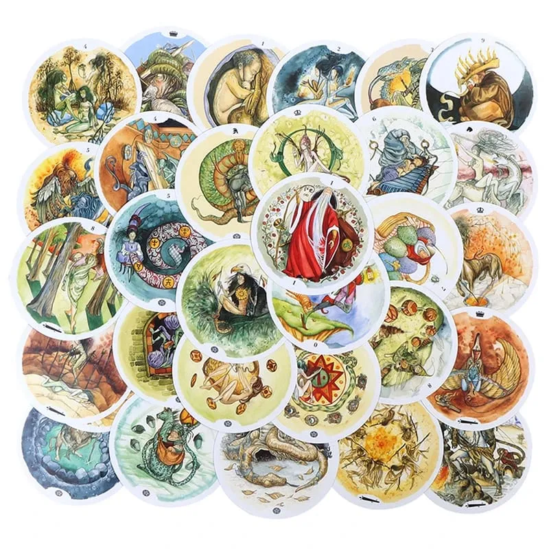 New Style Circle Of Life Tarot Cards PDF Guidance Deck Divination Entertainment Party Board Game Supports Wholesals 78PCS — image 5
