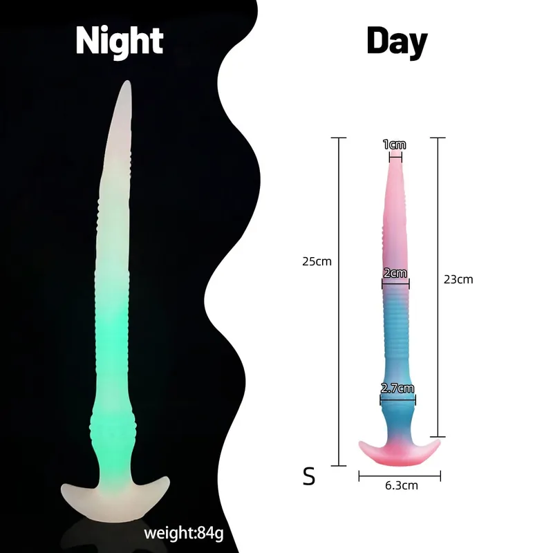 Mjuk flytande silikon Långa tentakler Analpluggar Lämpliga för alla spelare som en vuxen sexleksak Vaginal och anal stimulerande enhet