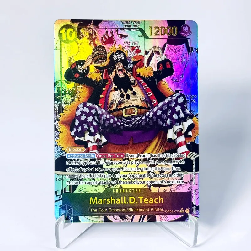 OP09 One Piece Emperors in the New World Curated Deck Luffy Shanks Roger Buggy Zoro Dragon Foil Textured Proxy Cards English — image 5