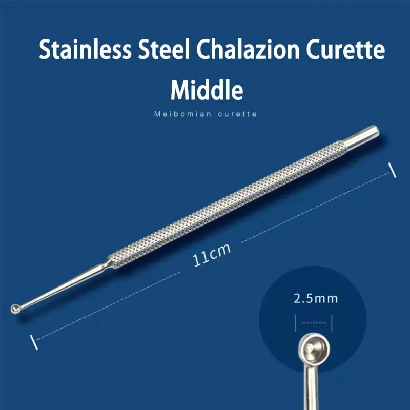 Uso non medico Chalazion Curette Manico più spesso Bordo affilato Taglio delicato Strumenti di riparazione domestica Ciao Occhio — image 12