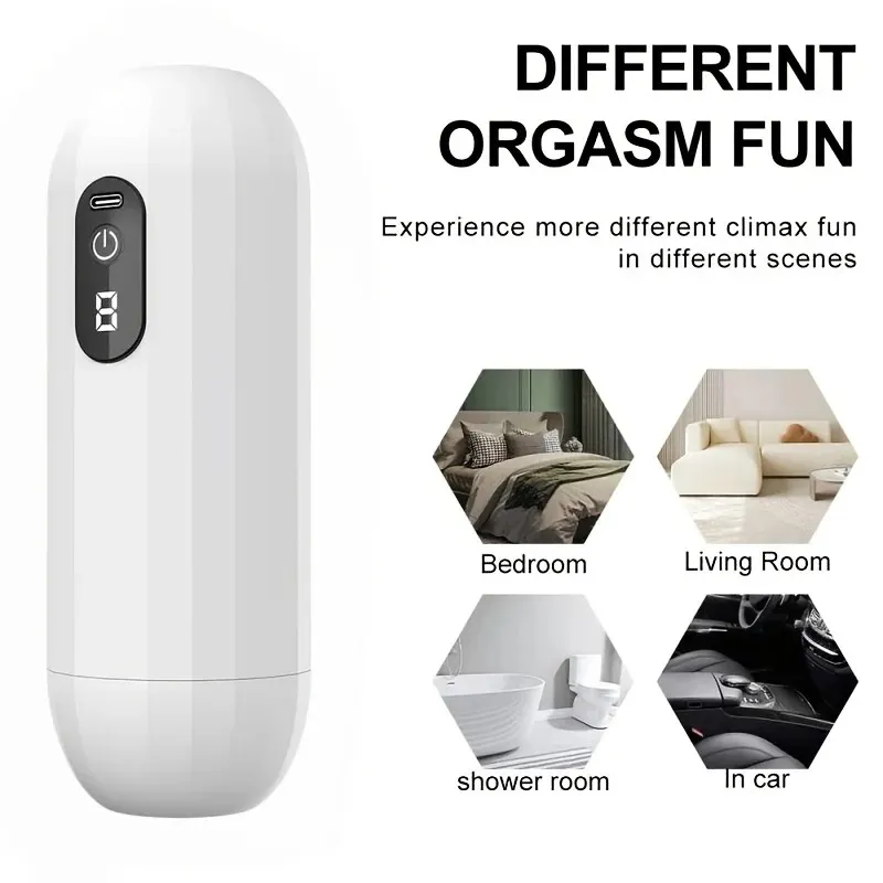 Male Masturbator Cup Blowjob Sex Machines Pocket Pussy Erotic Adult Sex Toys For Men Glans Trainer Sexy Accessories for Men — image 2