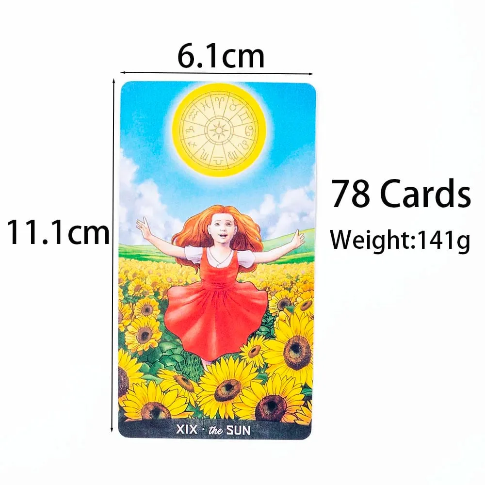 Hot Selling Gregory Scott Tarot 78-Card Deck English Visions For Beginners Puzzle Leisure Family Friend Party Game 11.1*6.1cm — image 4