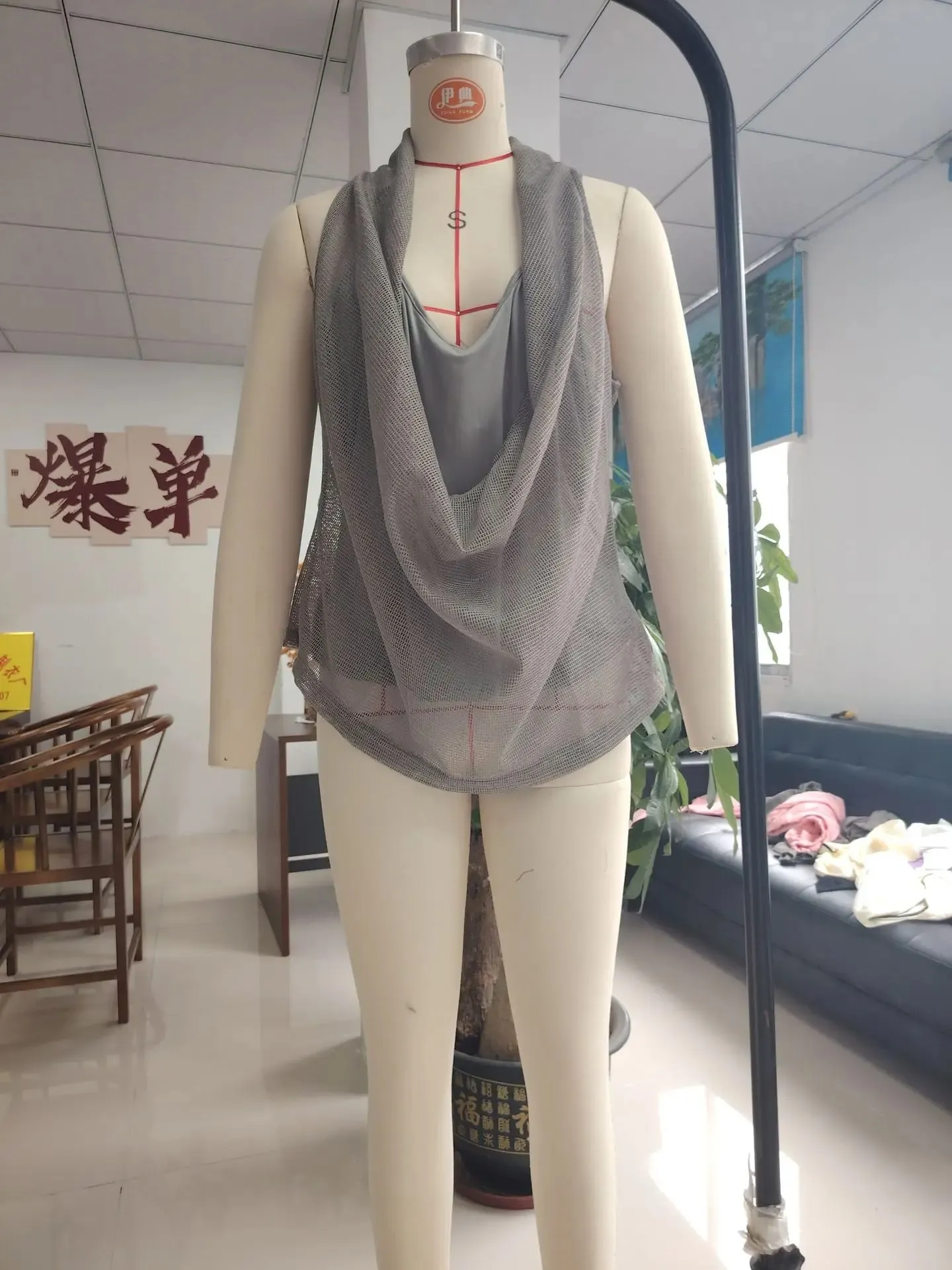 Boho Style Knit Halter Top Women Sleeveless See Through Hollow Out Irregular Hem Sun Protection Outerwear Casual Vacation Vest — image 6