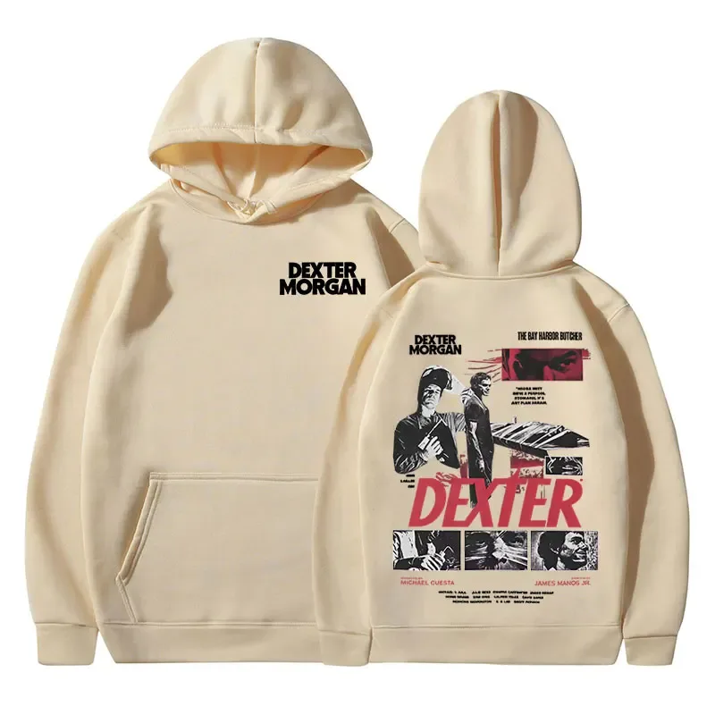 TV Play Dexter Morgan Graphic Hoodies Men's Women Clothing Casual Vintage Hooded Sweatshirts Fashion Gothic Oversized Pullovers — image 9