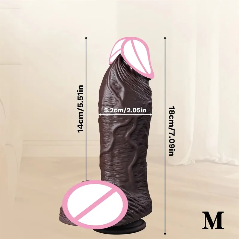 Siêu Dày Thực Tế Da Dương Vật Giả Cho Hậu Môn Rất Lớn Đồ Chơi Tình Dục Dẻo Silicone Người Phụ Nữ Âm Đạo Trưởng Thành Masturbator Gà Trống Đồng Tính Lớn Dick mông Cắm 18 +