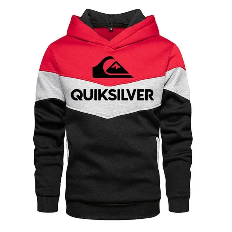 2025 New Men's Hoodie Splicing Outdoor Leisure Sportswear Street Fashion Men's Warm Wool Hoodie Autumn/Winter Coat — image 5