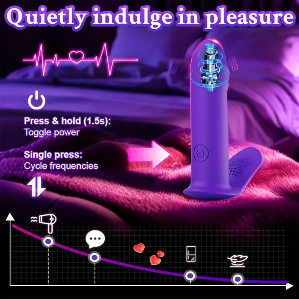 APP Manipulation Bullet Vibrator Silicone Wearing Mini Vibrator Sex Toy Personal Massager with 10 Vibration Settings Waterproof
