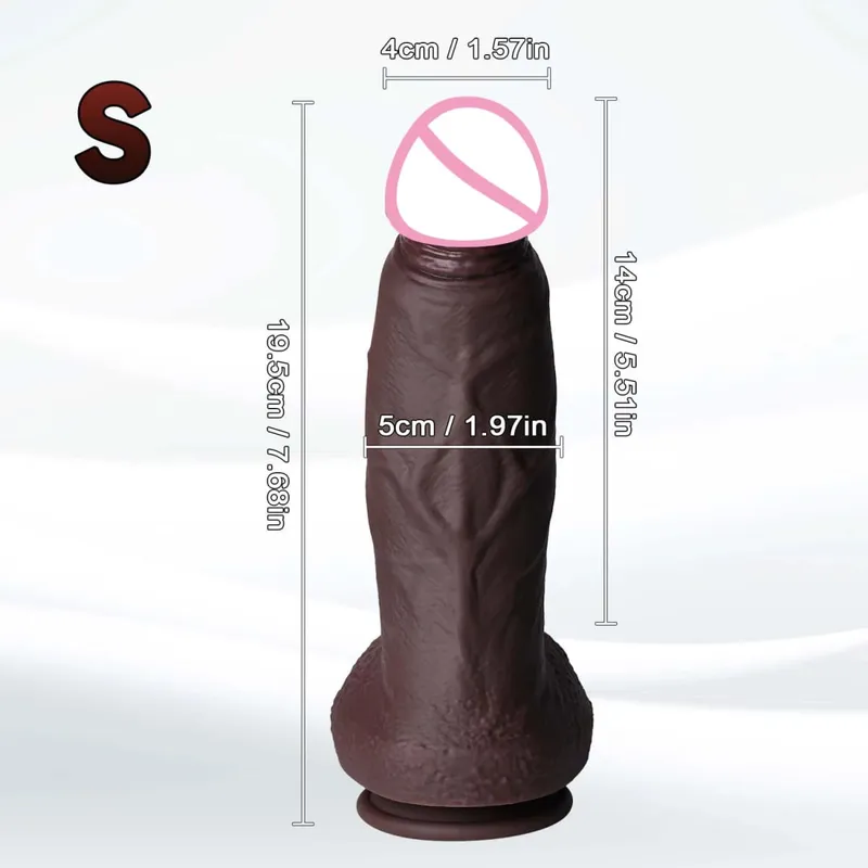 Realistic XXL Thick Penis Soft Silicone Dildo Male Genitals Vaginal Masturbation Suction Cup Dick Woman Anal Adult Sex Toys Dick — image 12