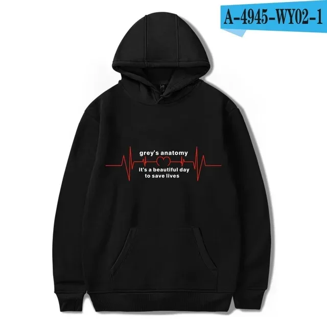 Harajuku Gray's Anatomy Tumblr Greys Anatomy printed Hoodies Sweatshirts Men/Women Comfortable Sweatshirt Adult/Child Pullovers — image 47