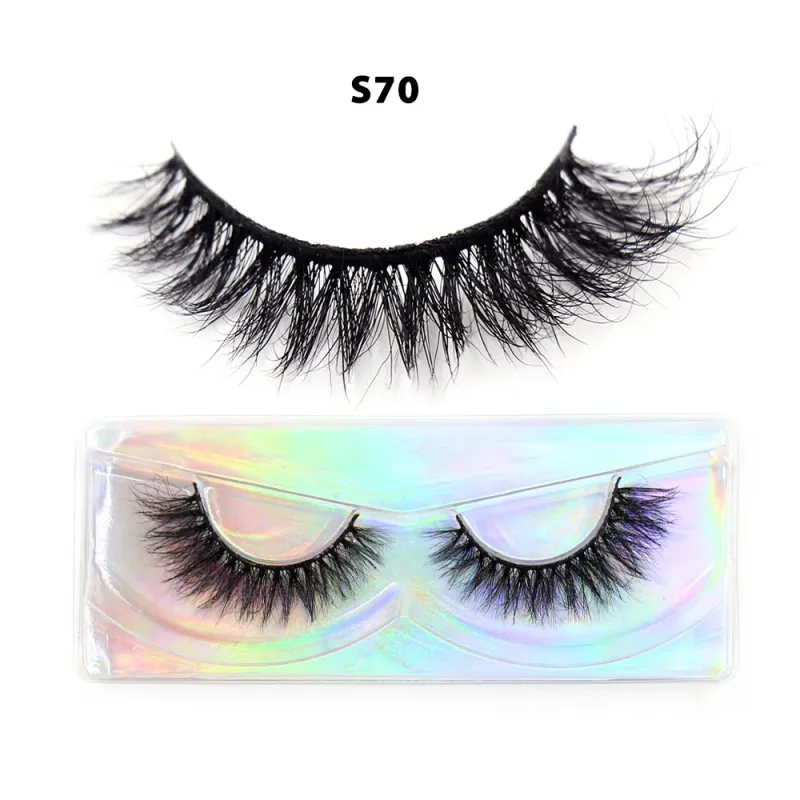 Short Natural 3D Mink Lashes Fluffy Wispy Fake Eyelashes Crisscross False Lashes Eyelash Extension Makeup — image 39