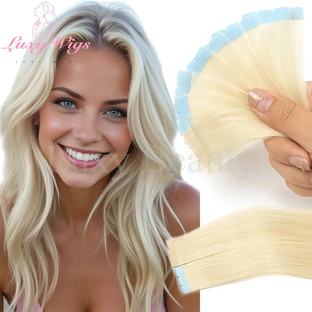 Highlights Brown Mini Tape in Human Hair Extensions Natural Black Blonde Double Side Invisible Seamless Mini Tape in Hair 10pcs — image 11