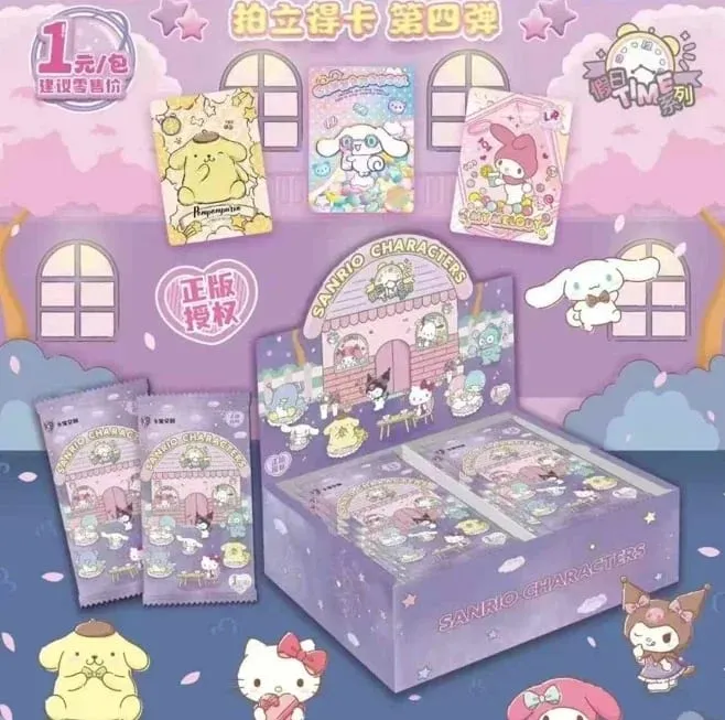 Genuine Sanrio Family Shining Dream Journey Series Limited Edition Collectible Cards Peripheral Children Holiday Toys Gifts