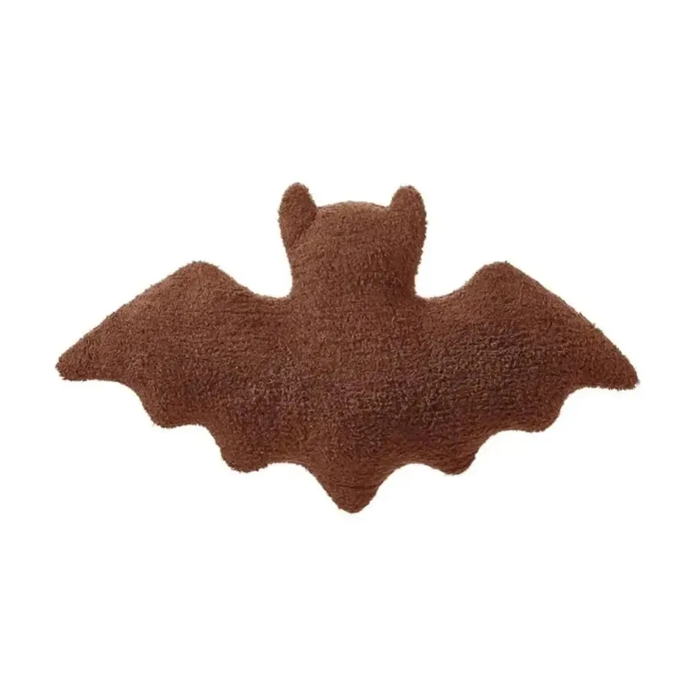Halloween Material Bat Pillow Halloween Theme Black White Brown Bat Modeling Pillow Soft Fabric Gothic Bat For — image 2
