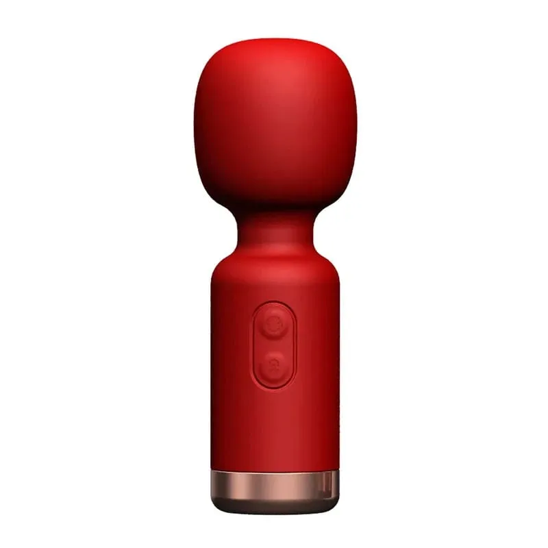 Mini estimulador de clitóris av vibrador varinha com 10 modos de vibração vibração portátil para ponto g mamilo brinquedo sexual adulto massageador